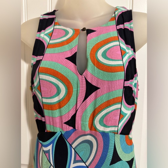 By Anthropologie Kenzie Asymmetrical Midi Dress..size 2 - Picture 6 of 16